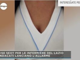 SEXY DIVISE PER LE INFERMIERE DEL LAZIO ED E’ RIVOLTA. ANGELA CAMUSO INTERVISTA PER MATTINO 5 LE DIRETTE INTERESSATE. 13 gennaio 2020