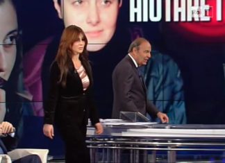 BRUNO VESPA PRESENTA MAI CI FU PIETA’ A PORTA A PORTA con ANGELA CAMUSO ospite in studio dicembre 2015