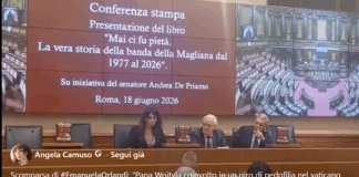 IN SENATO LA PRESENTAZIONE DI MAI CI FU PIETA’ ALLA SUA ULTIMA EDIZIONE AMPLIATA E AGGIORNATA AL 2026, CON NOVITA’ INEDITE SU EMANUELA ORLANDI